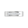 Jewelove™ Rings Platinum Unisex Ring with Diamonds JL PT MB PR 134