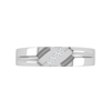 Jewelove™ Rings Platinum Unisex Ring with Diamonds JL PT MB PR 136