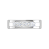 Jewelove™ Rings Platinum Unisex Ring with Diamonds JL PT MB PR 139