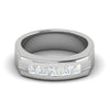 Jewelove™ Rings Women's Band only / SI IJ Platinum Unisex Ring with Diamonds JL PT MB PR 139