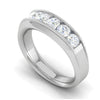 Jewelove™ Rings Men's Band only / VS J Platinum Unisex Ring with Diamonds JL PT MB RD 146
