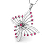 Jewelove™ Pendants Platinum with Diamond Pendant for Women JL PT P NL8581