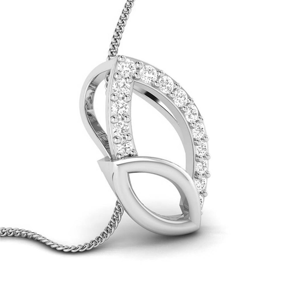 Jewelove™ Pendants & Earrings Pendant only Platinum with Diamond Pendant Set for Women JL PT P 2419