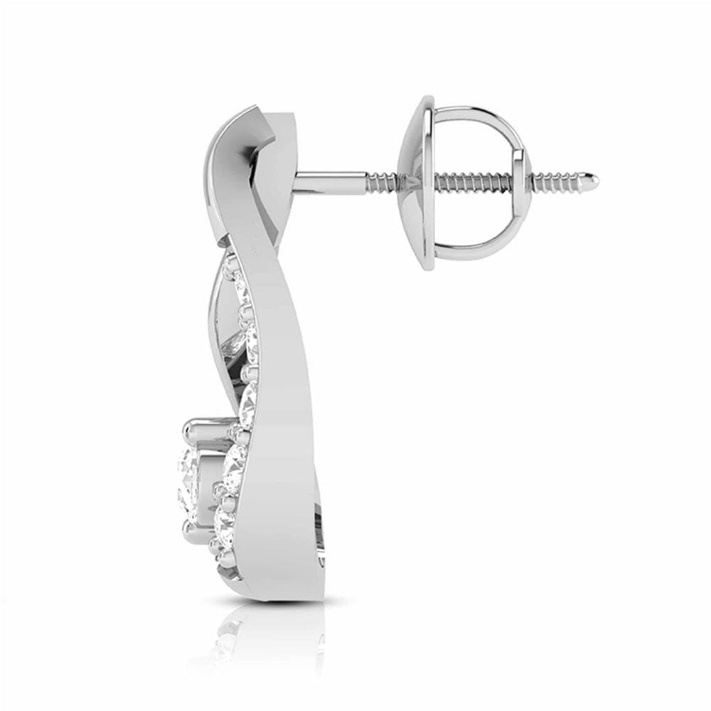 Jewelove™ Pendants & Earrings Platinum with Diamond Pendant Set for Women JL PT P 2431