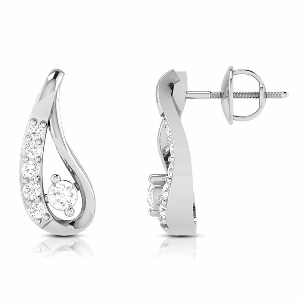 Jewelove™ Pendants & Earrings Platinum with Diamond Pendant Set for Women JL PT P 2431