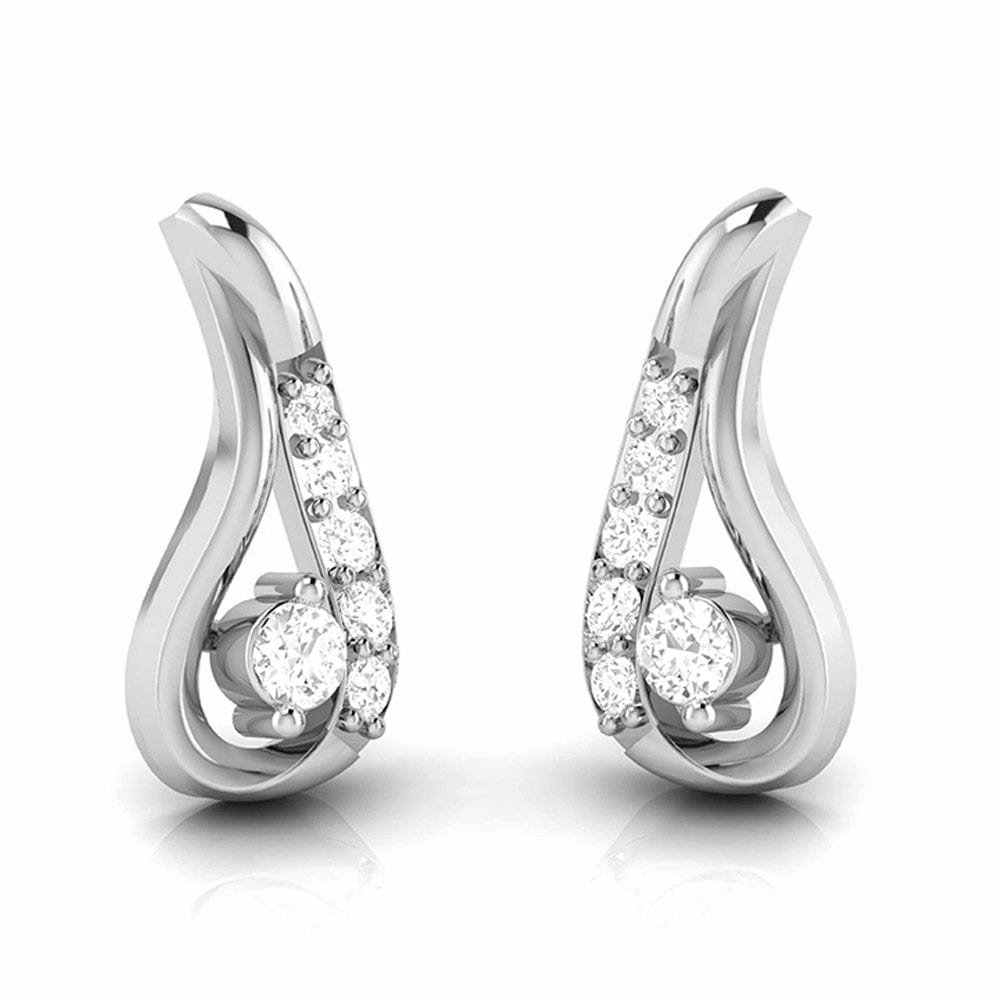Jewelove™ Pendants & Earrings Platinum with Diamond Pendant Set for Women JL PT P 2431