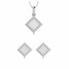 Jewelove™ Pendants & Earrings Pendant Set Platinum with Diamond Pendant Set for Women JL PT P 2434