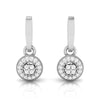 Jewelove™ Pendants & Earrings Earrings only Platinum with Diamond Pendant Set for Women JL PT P 2436