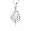 Jewelove™ Pendants & Earrings Pendant only Platinum with Diamond Pendant Set for Women JL PT P 2441