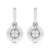 Jewelove™ Pendants & Earrings Earrings only Platinum with Diamond Pendant Set for Women JL PT P 2442