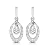 Jewelove™ Pendants & Earrings Earrings only Platinum with Diamond Pendant Set for Women JL PT P 2444