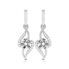 Jewelove™ Pendants & Earrings Earrings only Platinum with Diamond Pendant Set for Women JL PT P 2446