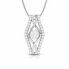 Jewelove™ Pendants & Earrings Pendant only Platinum with Diamond Pendant Set for Women JL PT P 2450