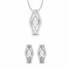 Jewelove™ Pendants & Earrings Pendant Set Platinum with Diamond Pendant Set for Women JL PT P 2450