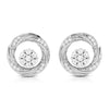 Jewelove™ Pendants & Earrings Earrings only Platinum with Diamond Pendant Set for Women JL PT P 2452