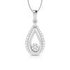 Jewelove™ Pendants & Earrings Pendant only Platinum with Diamond Pendant Set for Women JL PT P 2454