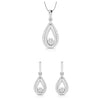 Jewelove™ Pendants & Earrings Pendant Set Platinum with Diamond Pendant Set for Women JL PT P 2454
