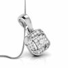 Jewelove™ Pendants & Earrings Platinum with Diamond Pendant Set for Women JL PT P 2455