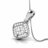 Jewelove™ Pendants & Earrings Platinum with Diamond Pendant Set for Women JL PT P 2456