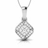 Jewelove™ Pendants & Earrings Pendant only Platinum with Diamond Pendant Set for Women JL PT P 2456