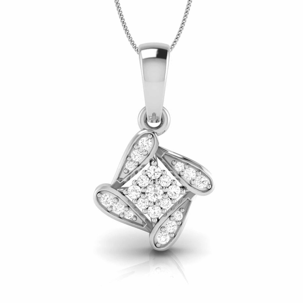 Jewelove™ Pendants & Earrings Pendant only Platinum with Diamond Pendant Set for Women JL PT P 2458