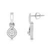 Jewelove™ Pendants & Earrings Platinum with Diamond Pendant Set for Women JL PT P 2460