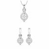 Jewelove™ Pendants & Earrings Pendant Set Platinum with Diamond Pendant Set for Women JL PT P 2460