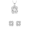 Jewelove™ Pendants & Earrings Pendant Set Platinum with Diamond Pendant Set for Women JL PT P 2461