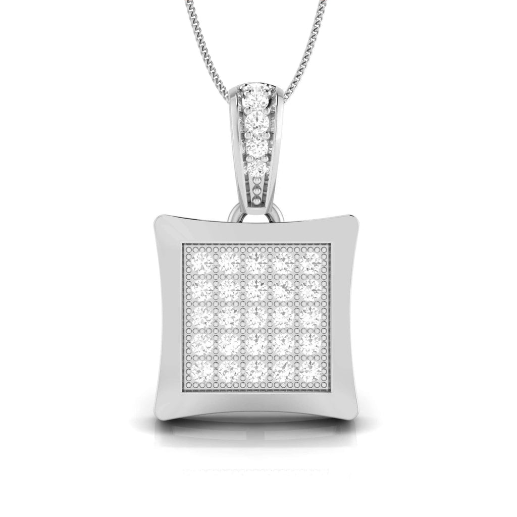 Jewelove™ Pendants & Earrings Pendant only Platinum with Diamond Pendant Set for Women JL PT P 2468