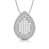 Jewelove™ Pendants & Earrings Pendant only Platinum with Diamond Pendant Set for Women JL PT P 2491