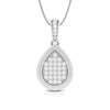 Jewelove™ Pendants & Earrings Pendant only Platinum with Diamond Pendant Set for Women JL PT P 2492