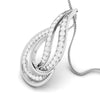 Jewelove™ Pendants & Earrings Platinum with Diamond Pendant Set for Women JL PT P NL 8504