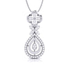 Jewelove™ Pendants & Earrings only Pendant Platinum with Diamond Pendant Set JL PT P 2