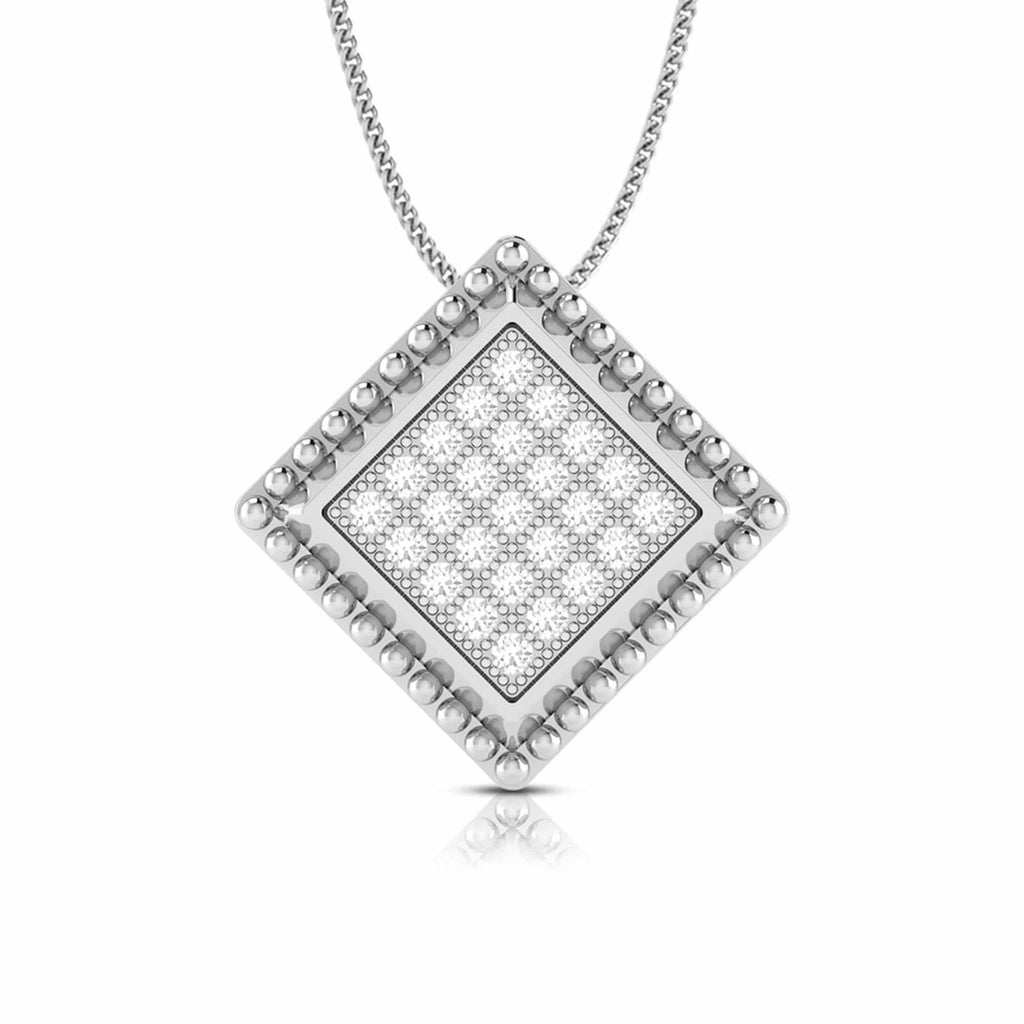 Jewelove™ Pendants & Earrings Pendant only Platinum with Diamond Pendant Set  JL PT P for Women 2466