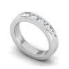 Jewelove™ Rings Platinum with Emerald Cut Diamond Ring for Women JL PT WB RD 155