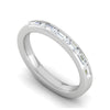 Jewelove™ Rings Platinum with Emerald Cut Diamond Ring for Women JL PT WB RD 163