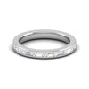 Jewelove™ Rings Women's Band only / VS-SI IJ Platinum with Emerald Cut Diamond Ring for Women JL PT WB RD 163