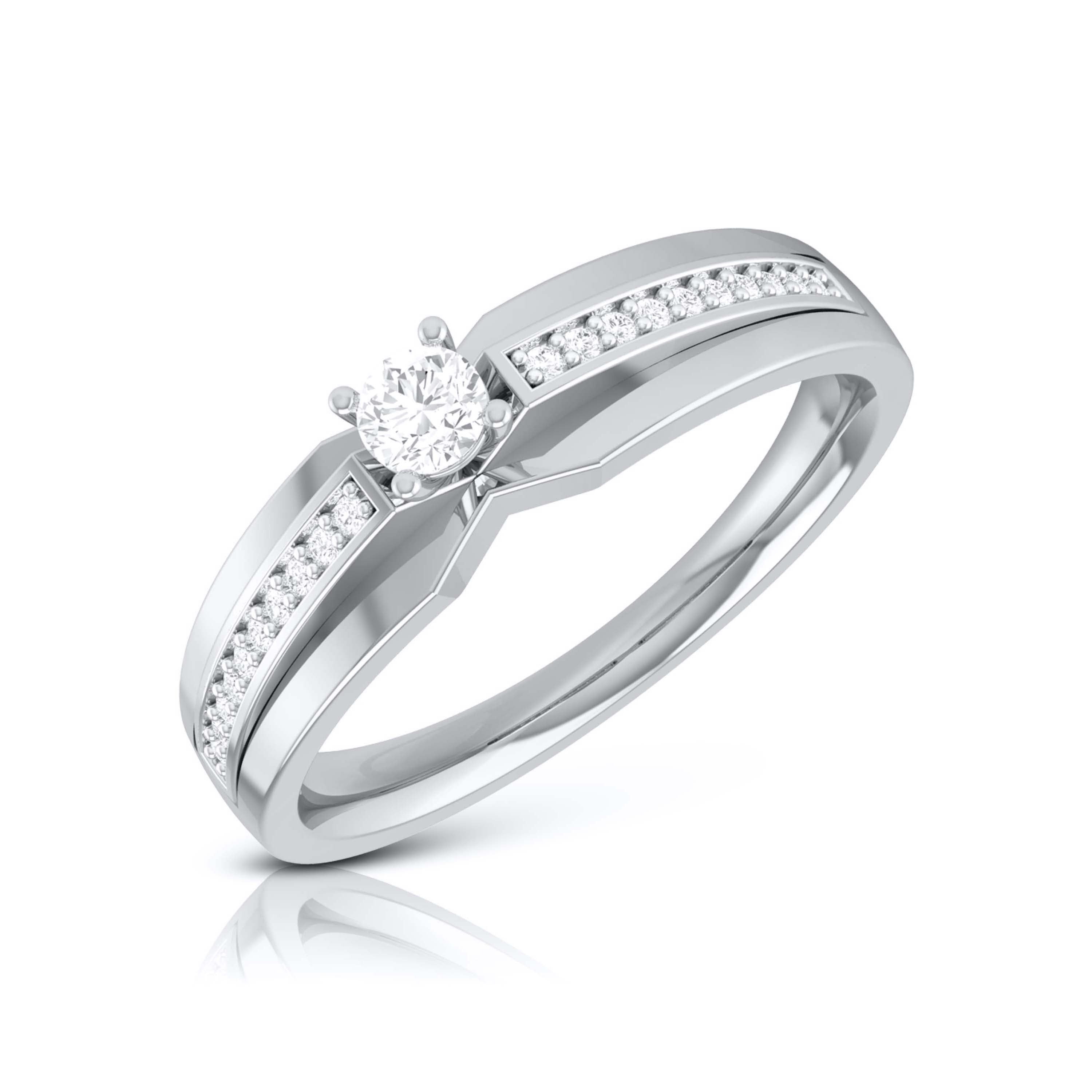 Women Diamond Ring at Rs 39470 | Pave Diamond Ring in Surat | ID:  2852129116573