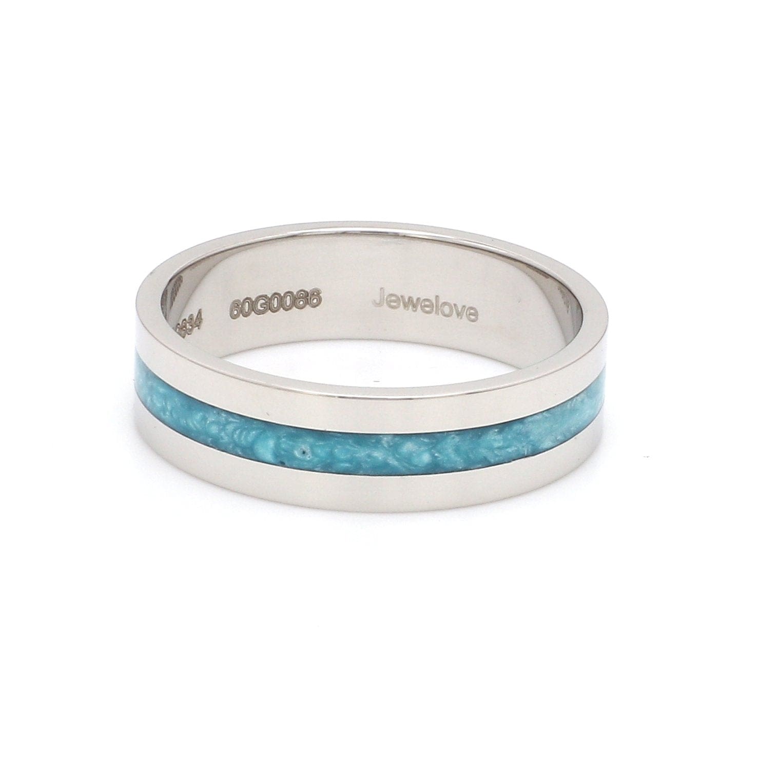 Blue & Silver Striped Stainless Steel Ring for Men | CMC | Classy Men  Collection