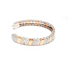Jewelove™ Bangles & Bracelets Ready to Ship - Men of Platinum | Rose Gold Fusion Cuff Bracelet for Men JL PTB 649