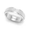 Jewelove™ Rings Ready to Ship - Platinum Solitaire Love Bands SJ PTO 101-A Sizes 10.5, 12, 24