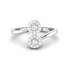 Jewelove™ Rings Ready to Ship - Ring Size 11, Designer Platinum Diamond Ring for Women JL PT 971