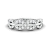 Jewelove™ Rings Ready to Ship - Ring Size 11, Designer Platinum Diamond Ring with Infinity Loops for Women JL PT 973