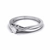 Jewelove™ Rings Ready to Ship - Ring Size 12; 10-Pointer Platinum Solitaire Ring - Shank with a Twist JL PT G-115