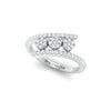 Jewelove™ Rings Ready to Ship - Ring Size 12, Designer Platinum Ring with Diamonds for Women JL PT 974