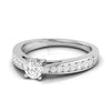 Jewelove™ Rings Ready to Ship - Ring Size 12, Platinum Solitaire Ring for Women JL PT 624