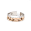 Jewelove™ Rings Ready to Ship - Ring Size 18 - Designer Platinum & Rose Gold Couple Rings JL PT 1115
