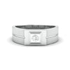 Jewelove™ Rings Men's Band only / VS GH Ready to Ship - Ring Size 24, Diamond Platinum Ring for Men JL PT 1110