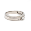 Jewelove™ Rings Ready to Ship - Ring Size 29,  Single Diamond Rope Style Platinum Men’s Ring JL PT 623