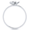 Jewelove™ Rings Ready to Ship - Ring Size 7, Platinum Ring for Women with Single Diamond JL PT LR 84